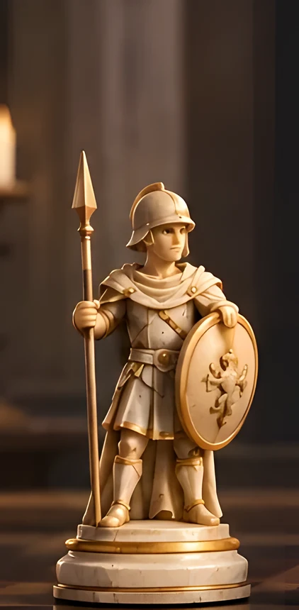 Marble Court Ivory Pawn